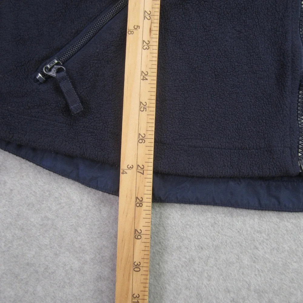 Columbia Sportswear Jacket Womens Small Blue Full Zip Fleece Zip Pockets‎ 90s